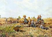 Daniel Ridgeway Knight Harvest Repast china oil painting reproduction